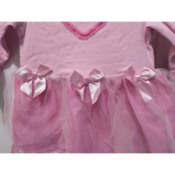 Childrens Place Ballerina Halloween Costume Pink Tutu Leotard Baby Girls 6-12M - Picture 2 of 6